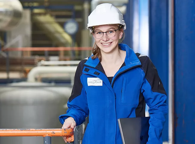 Technik-Trainee Annika